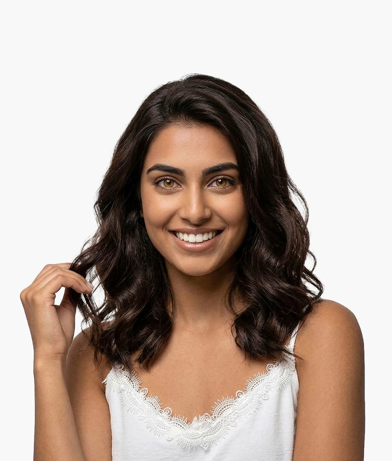 Smiling girl ready for flirt